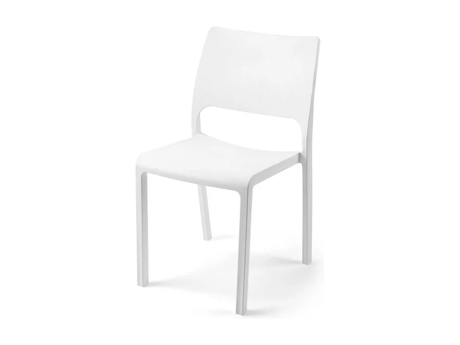 Pack 4 sillas de exterior Shine Blanco