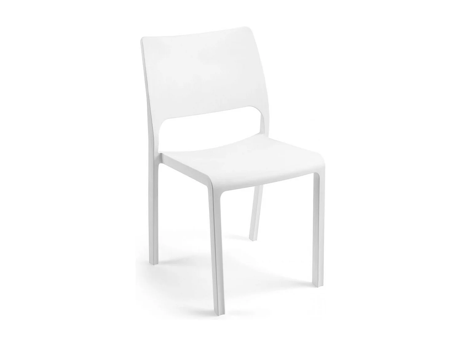 Pack 4 sillas de exterior Shine Blanco