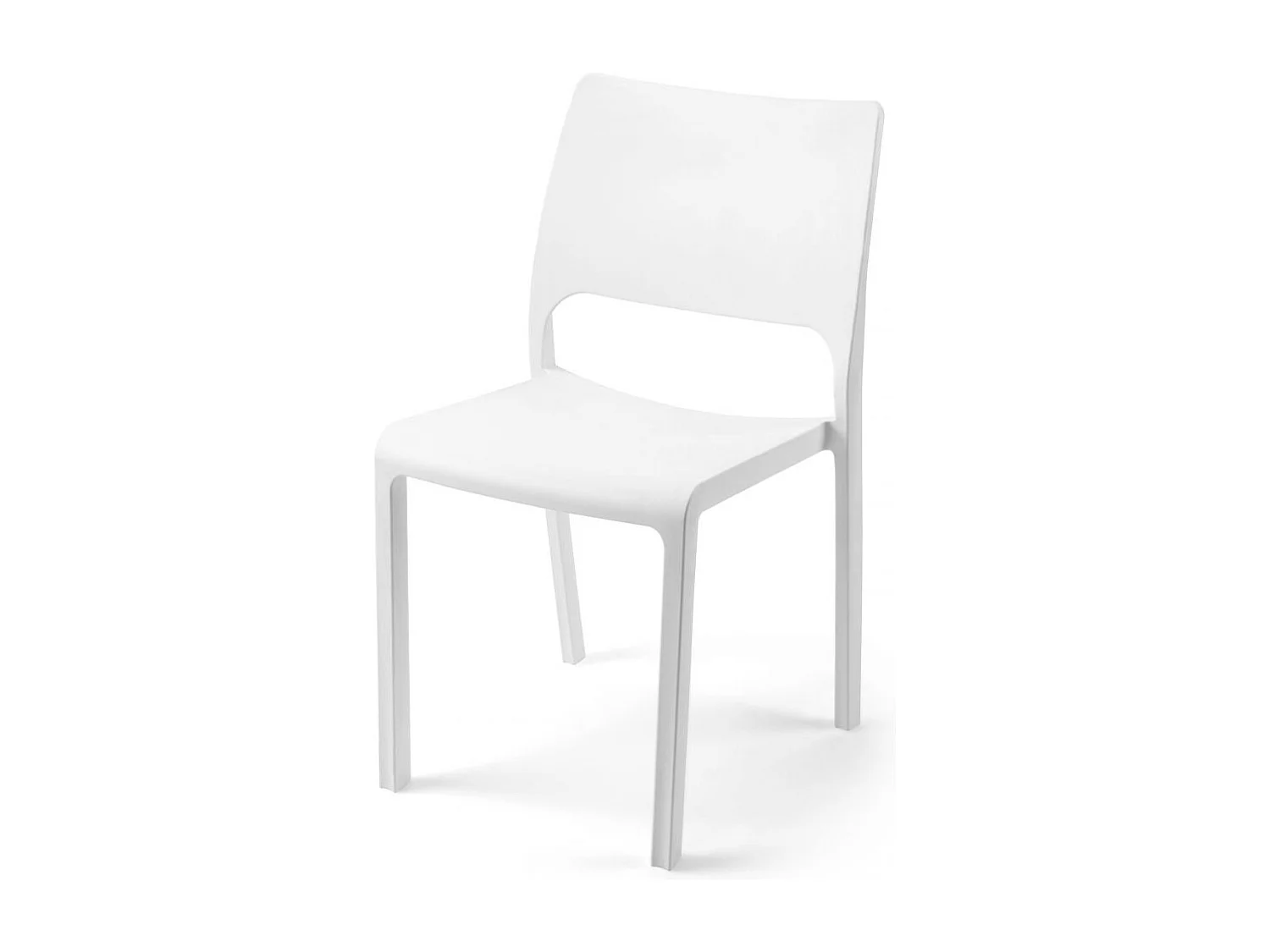 Pack 4 sillas de exterior Shine Blanco