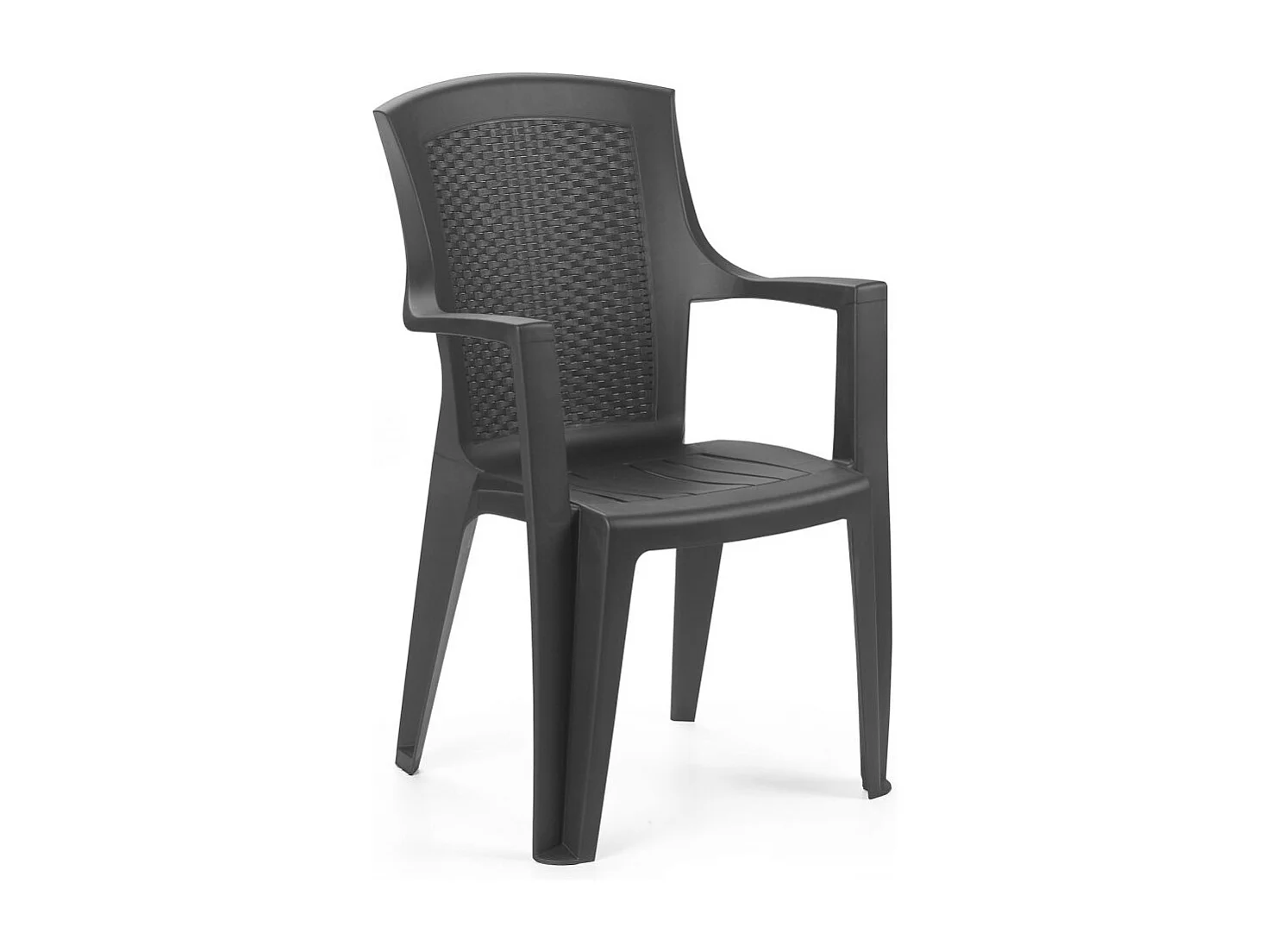 Pack 4 sillas de exterior Pacific Antracita