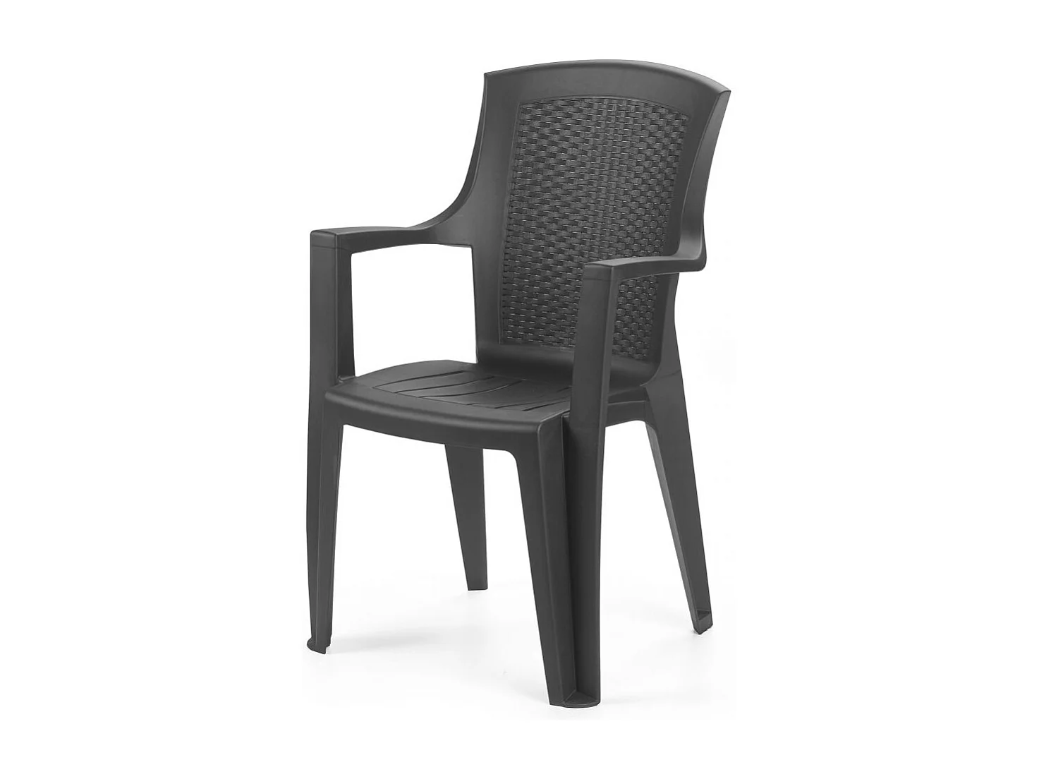 Pack 4 sillas de exterior Pacific Antracita