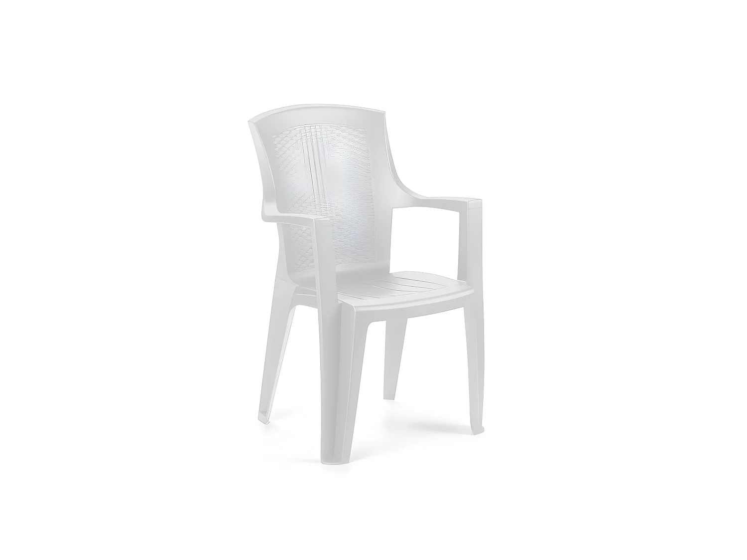 Pack 4 sillas de exterior Pacific Blanco