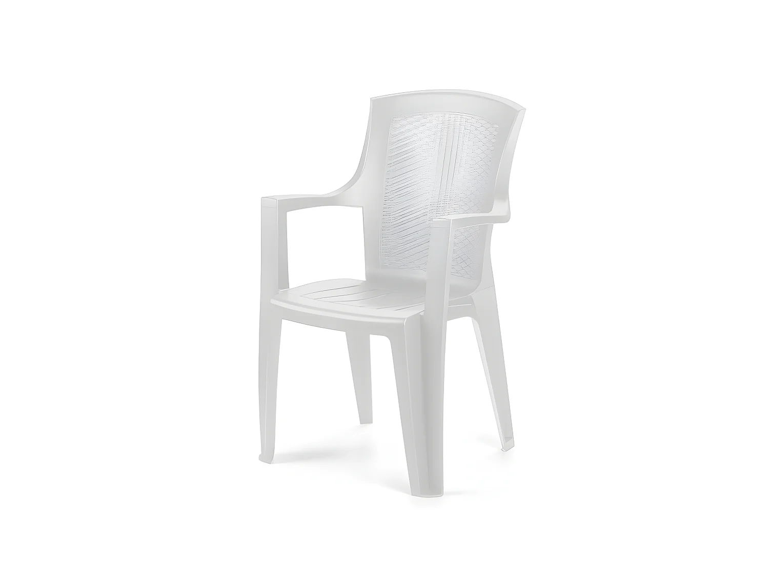 Pack 4 sillas de exterior Pacific Blanco