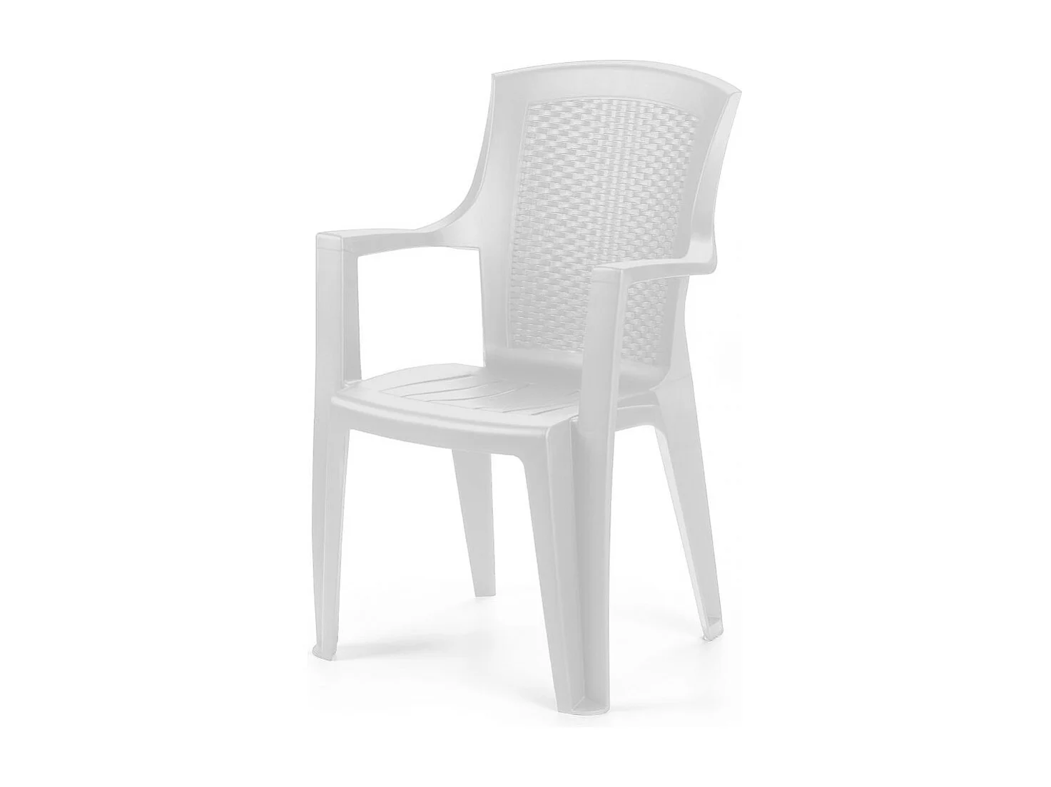 Pack 4 sillas de exterior Pacific Blanco