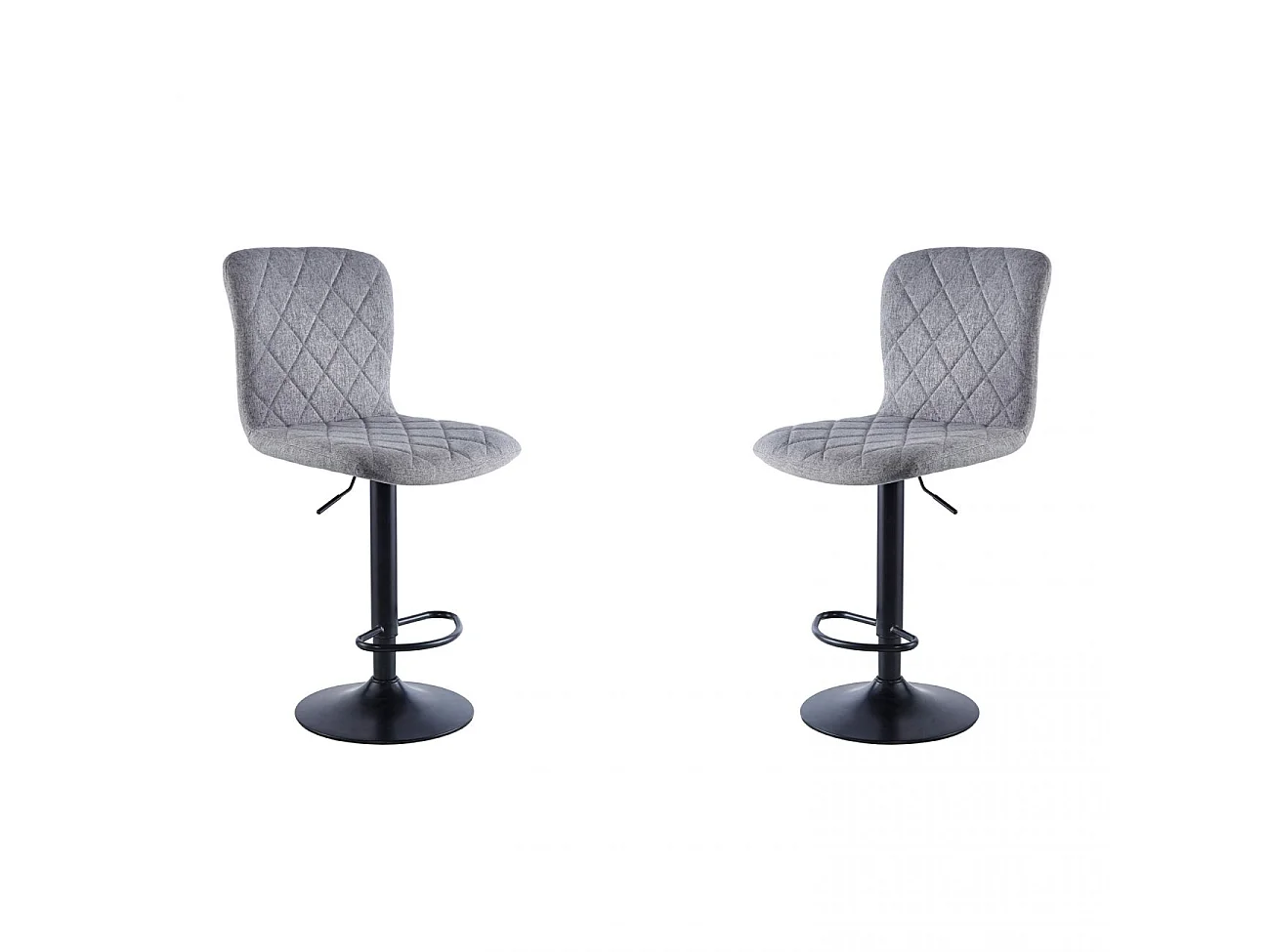 Conjunto de bancos da Grã-Bretanha Tejido Gris - Negro