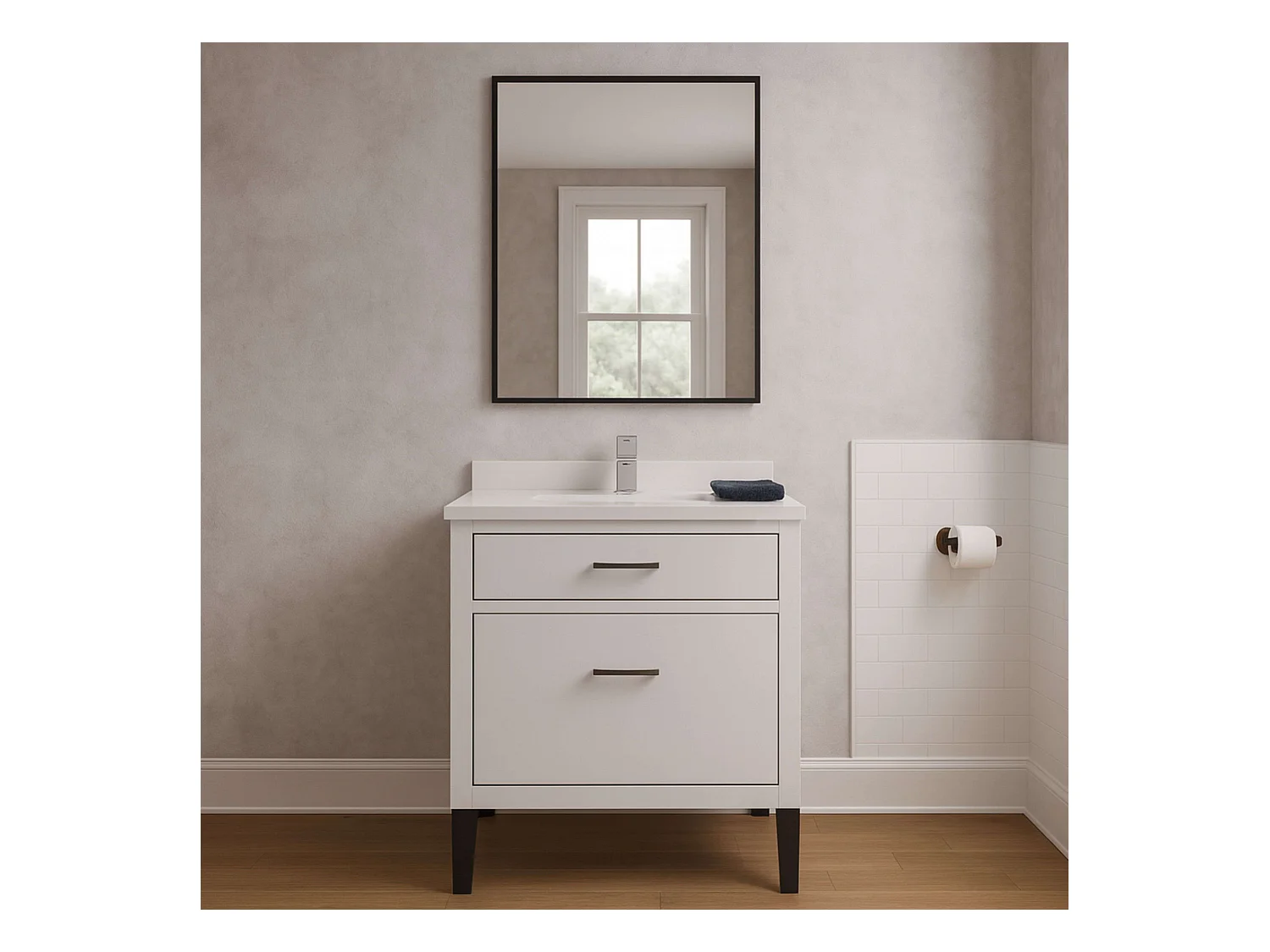Lavabo Aries sin rebosadero blanco 60x45 cm