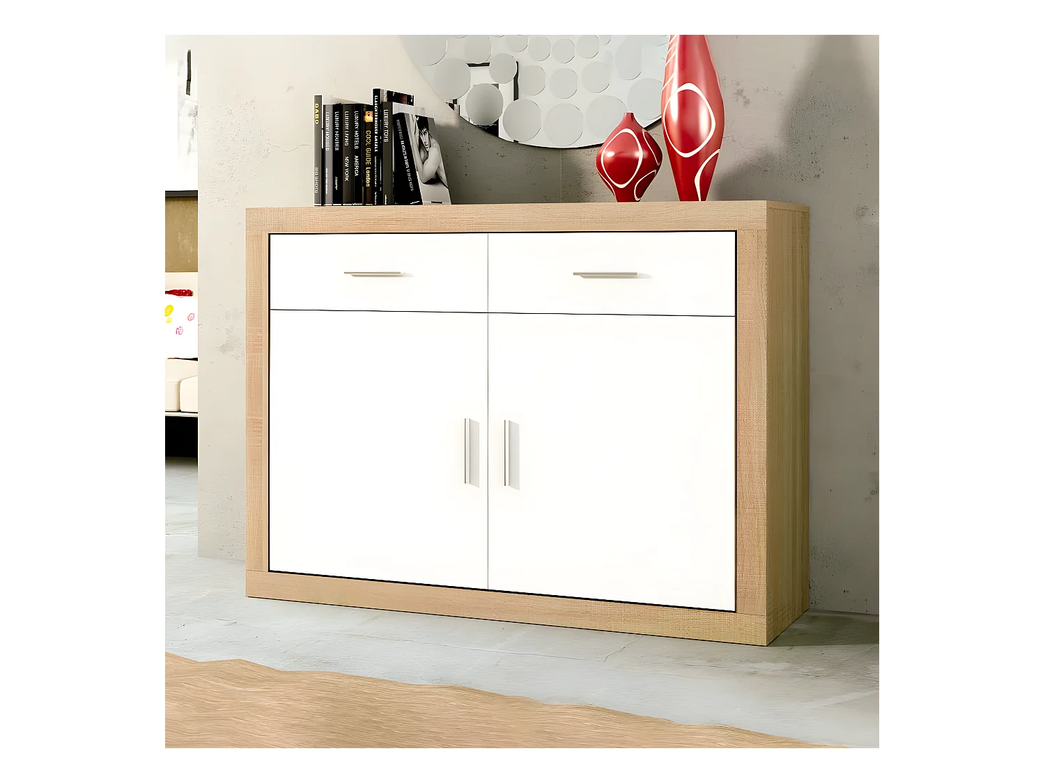 Aparador Nuka Cambria - Blanco