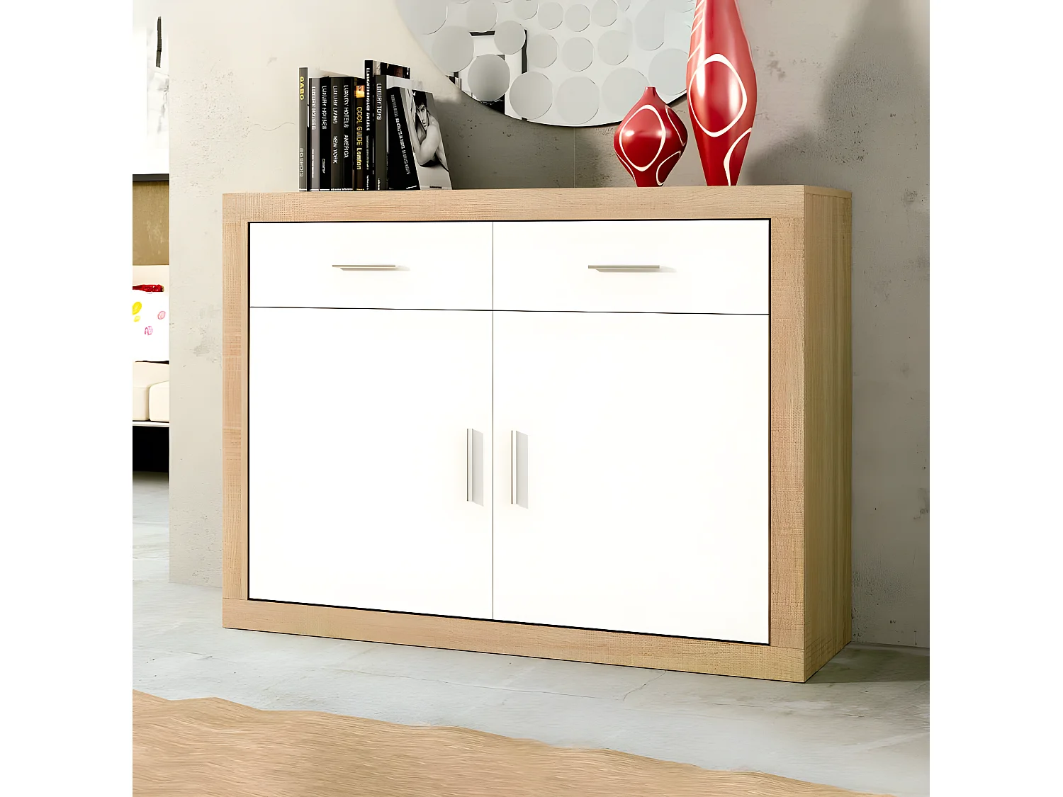 Aparador Nuka Cambria - Blanco