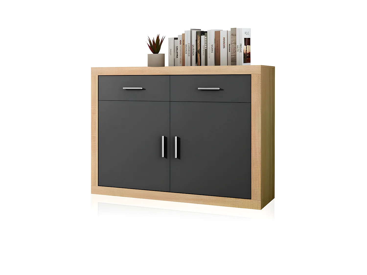 Aparador Nuka Cambria - Grafito