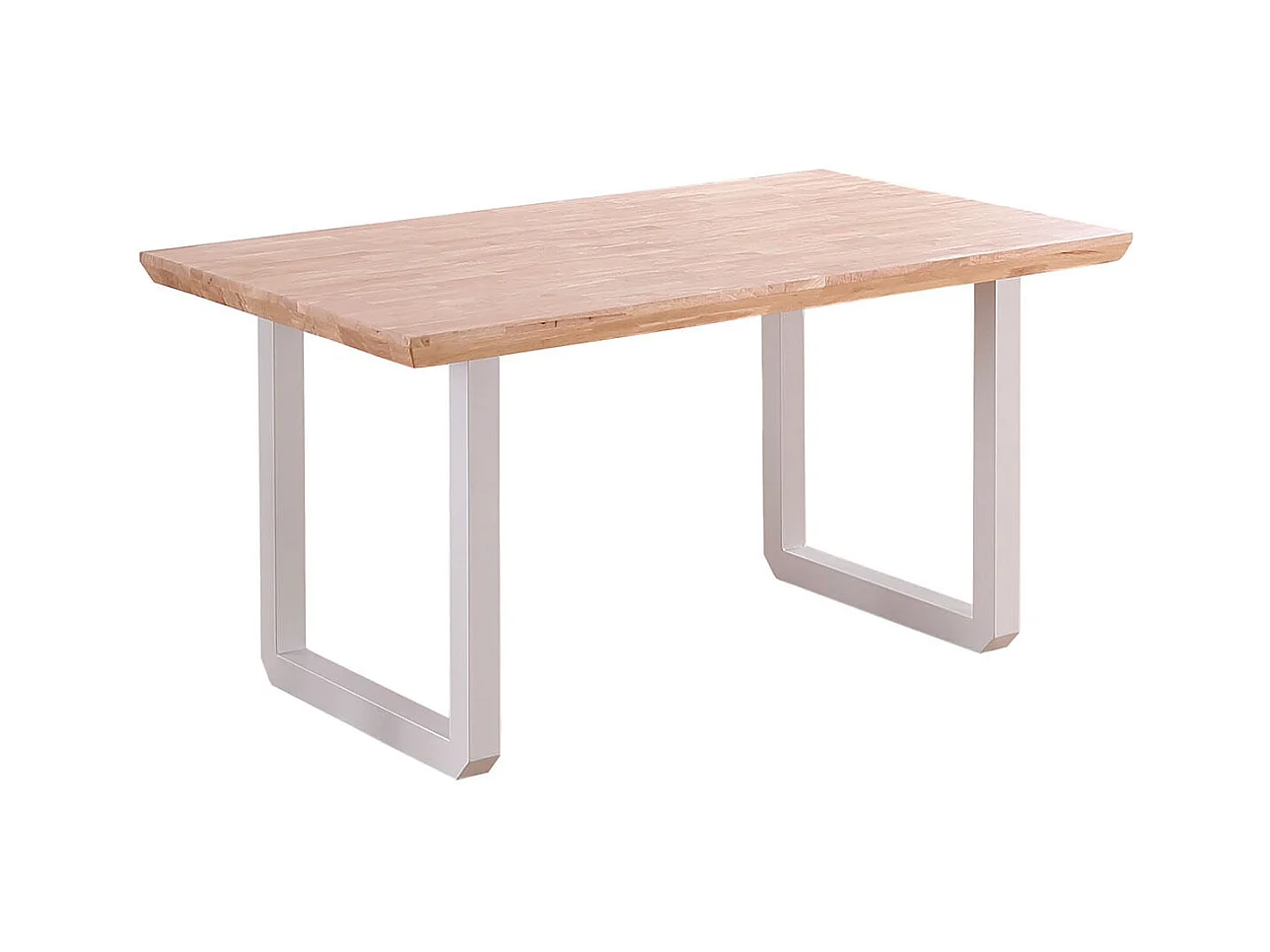 Mesa de comedor Roma diseño nórdico roble Nordish/blanco 77x150x90 cm Adec