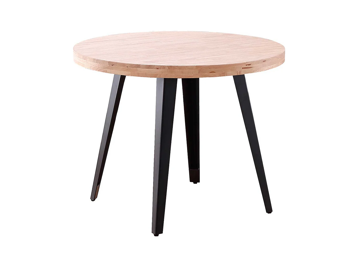 Mesa redonda fixa Berg Negro - Roble