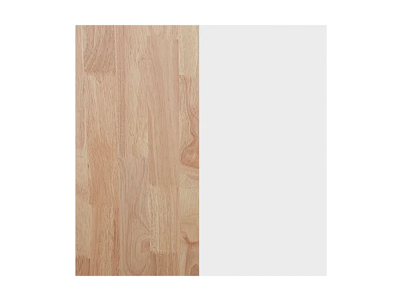 Mesa de comedor Loft fija roble Nordish/blanco 100x160x75 cm Adec