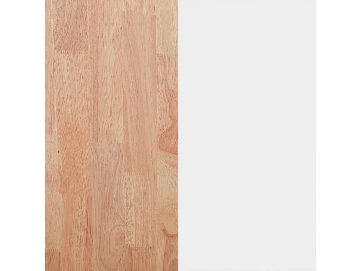 Mesa de jantar Loft 160 Roble salvaje - Blanco