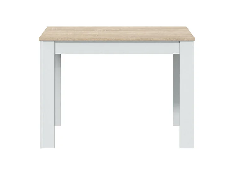 Mesa Fija Cocina Cloe Auxiliar Roble/Blanco 78x109x67 cm