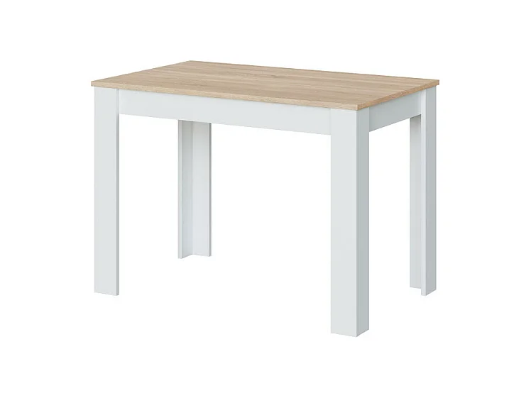 Mesa Fija Cocina Cloe Auxiliar Roble/Blanco 78x109x67 cm