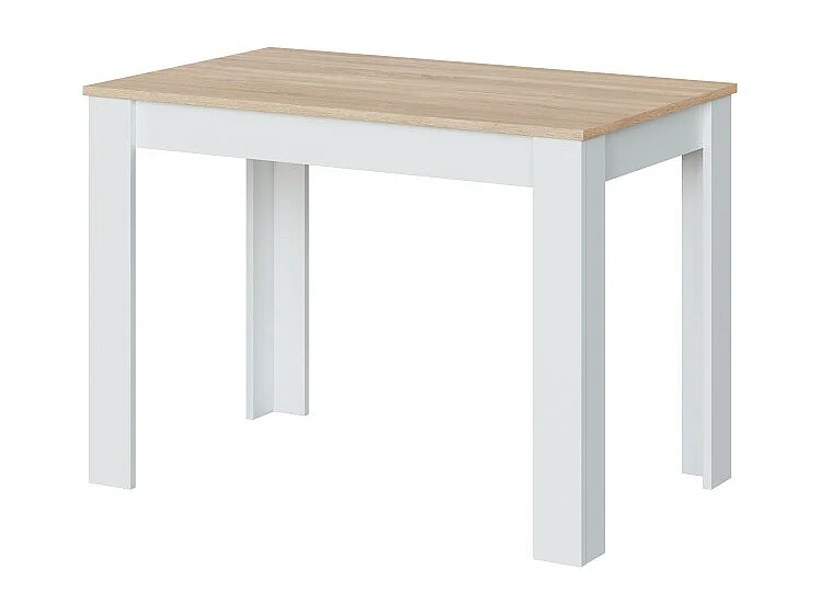 Mesa Fija Cocina Cloe Auxiliar Roble/Blanco 78x109x67 cm