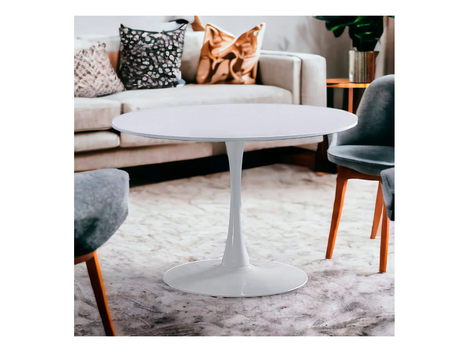 Mesa circular Gina Blanco