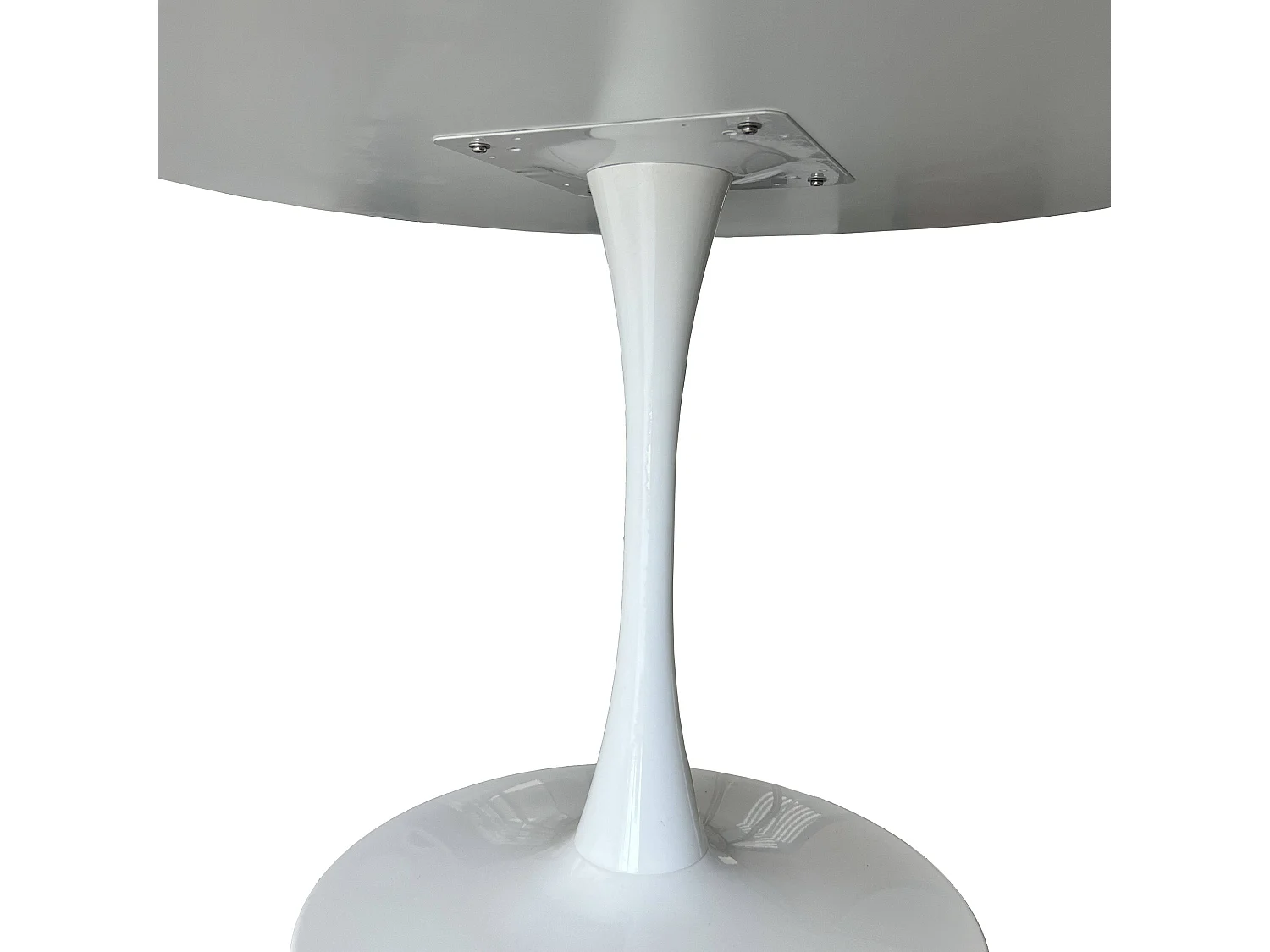 Mesa comedor redonda Gina blanco 110x110x75 cm Adec