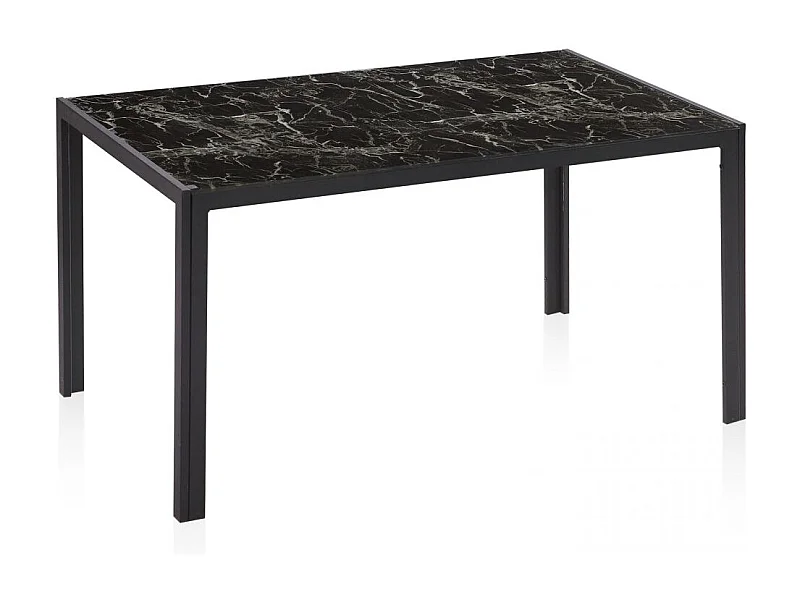 Mesa de comedor Lacey Mármol negro