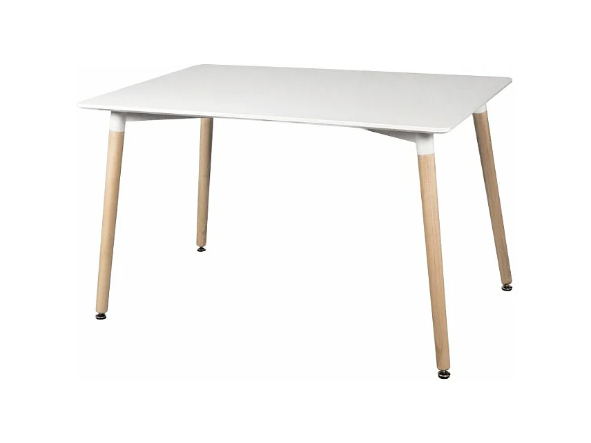 Mesa de comedor Suecia Blanco - Madera de haya