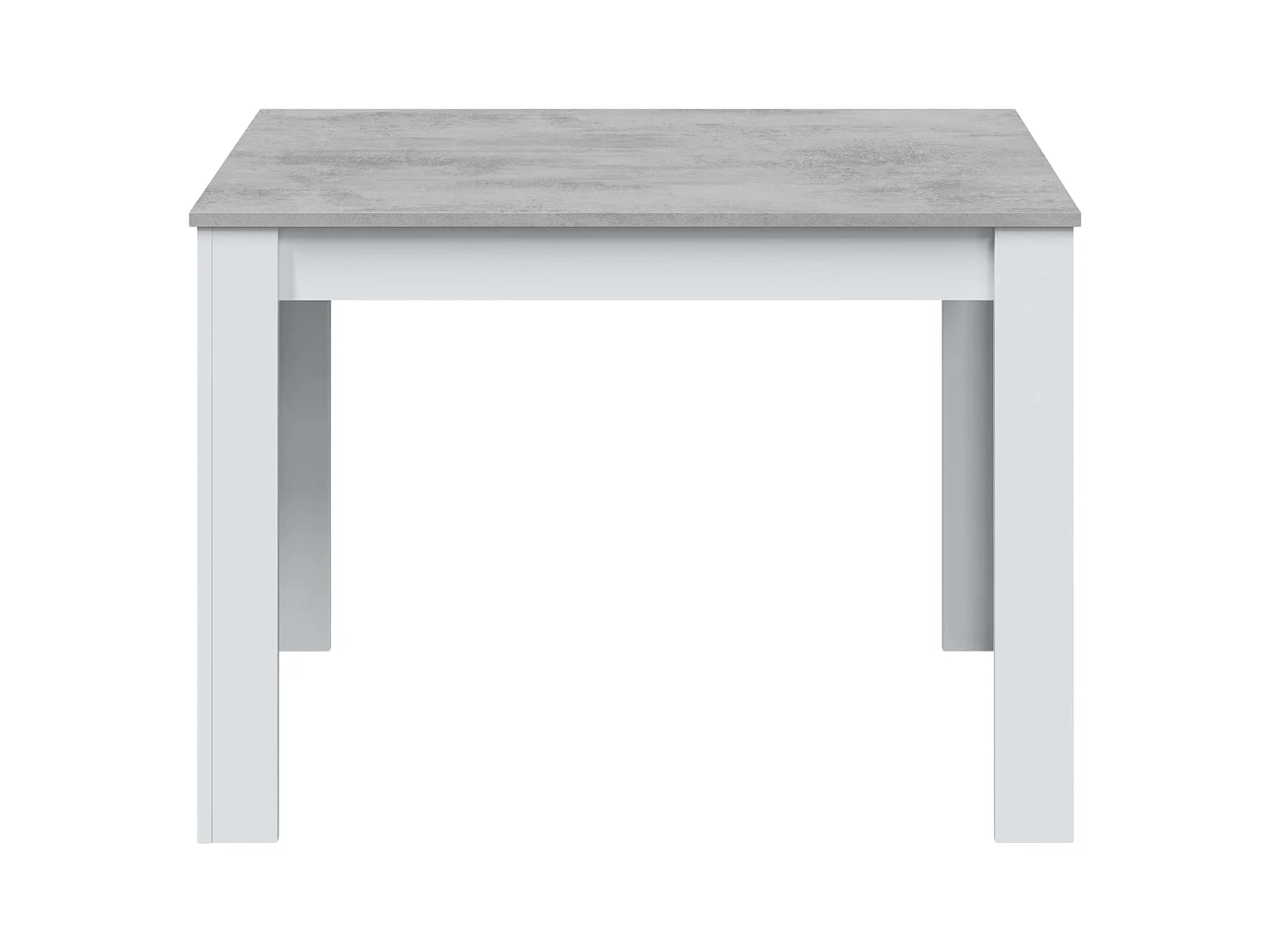 Mesa de comedor Cloe Blanco - Cemento