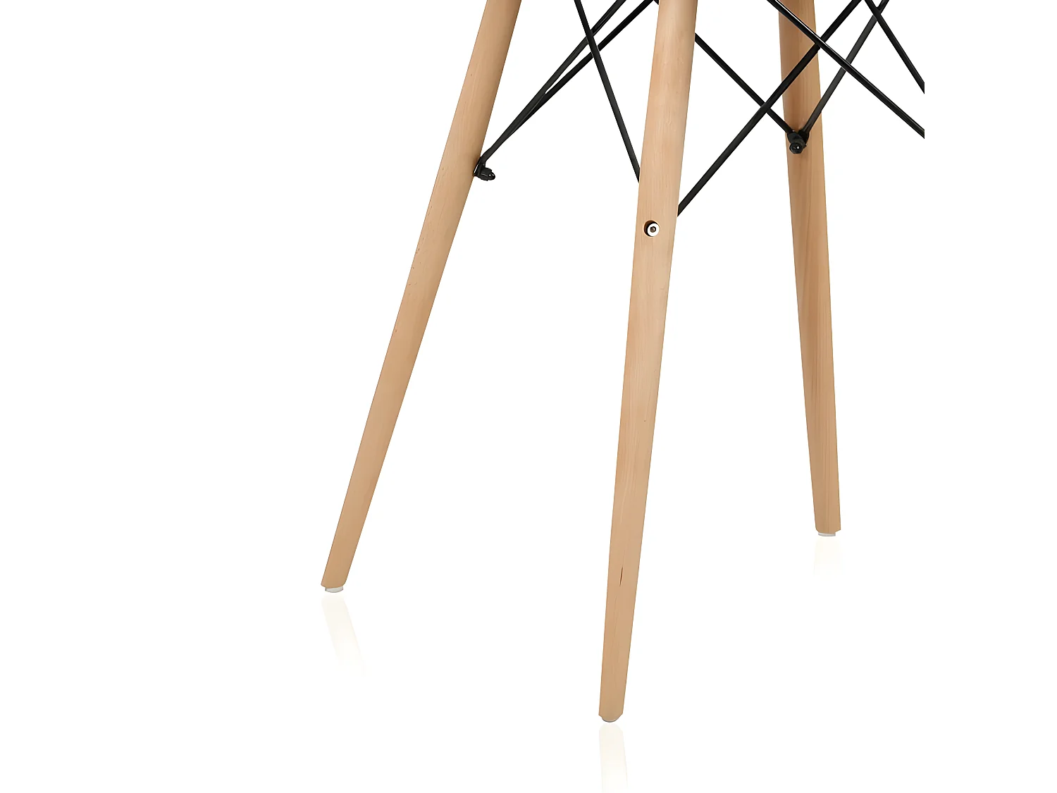 Mesa de comedor redonda Tower Negro