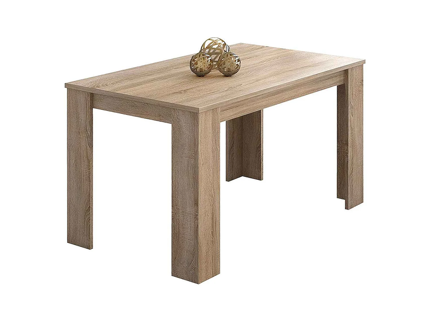 Mesa de comedor Berta fija cambria 75x140x80 cm