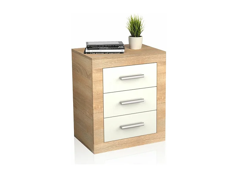 Mesita de noche Kira Cambria - Blanco