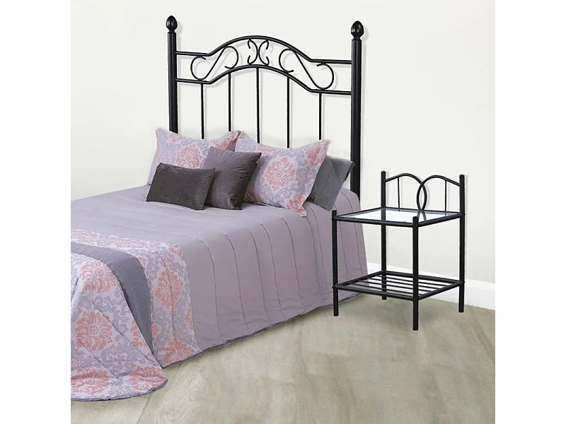 Mesita de noche Cynthia Negro