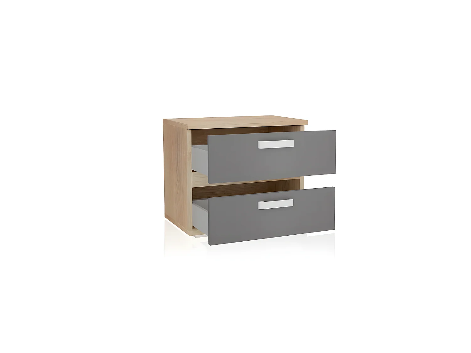 Mesita de noche Ataneq Cambria - Grafito