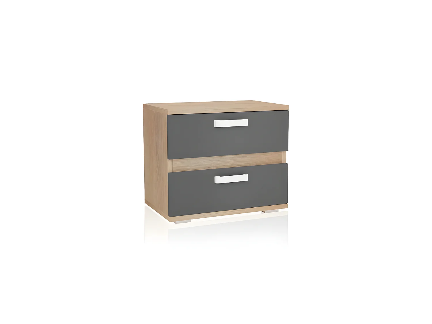 Mesita de noche Ataneq Cambria - Grafito