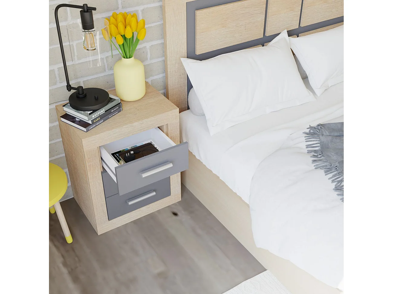 Mesa de cabeceira Lara