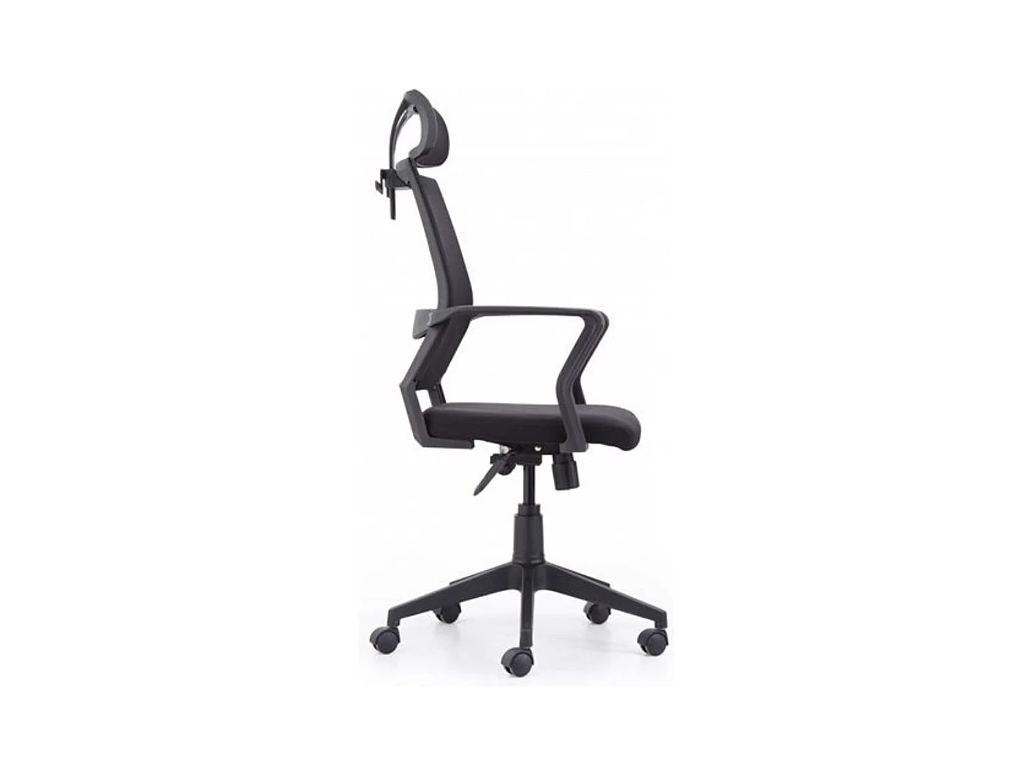 Sillón giratorio Winner Red transpirable negro 117-127x64x64 cm Adec