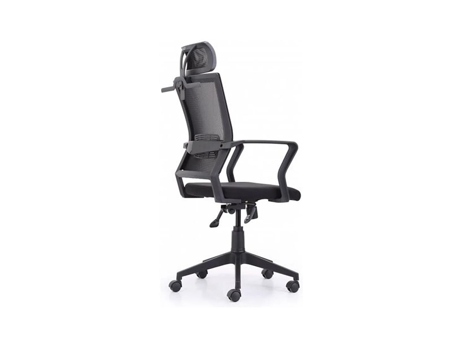 Sillón giratorio Winner Red transpirable negro 117-127x64x64 cm Adec