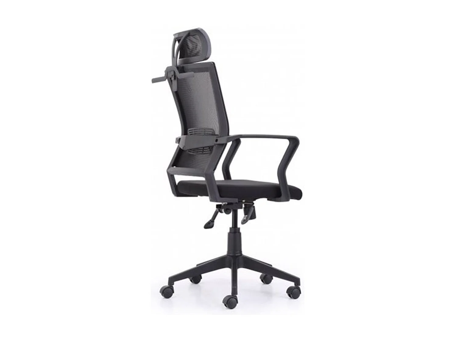 Sillón giratorio Winner Red transpirable negro 117-127x64x64 cm Adec