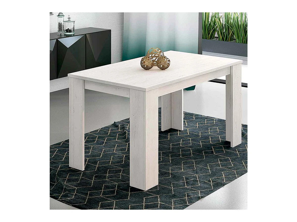 Mesa de comedor Berta fija andersen pino 75x140x80 cm