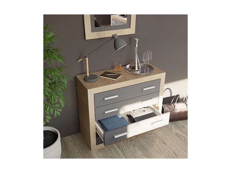 Cómoda Kira Cambria - Grafito