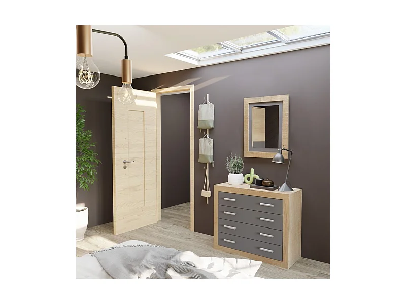 Cómoda Kira Cambria - Grafito