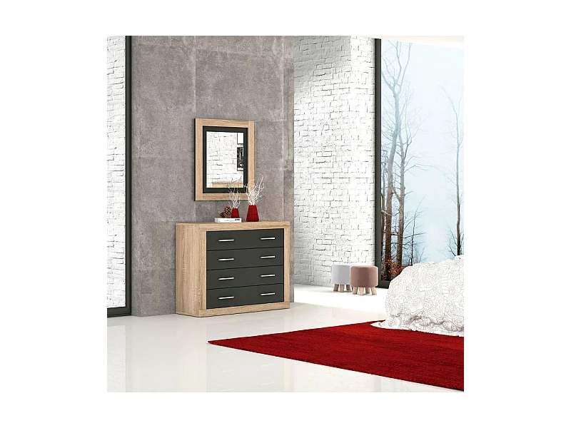 Cómoda Kira Cambria - Grafito