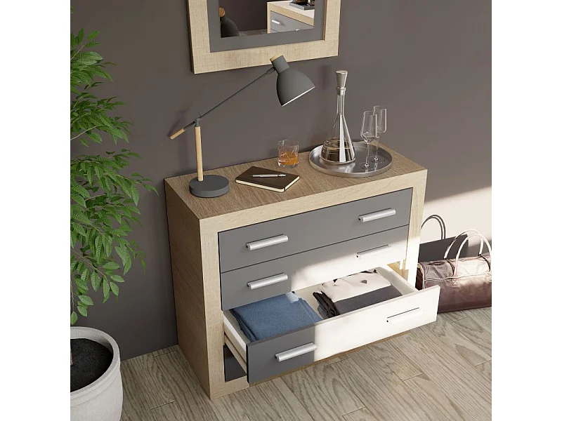 Cómoda Kira Cambria - Grafito