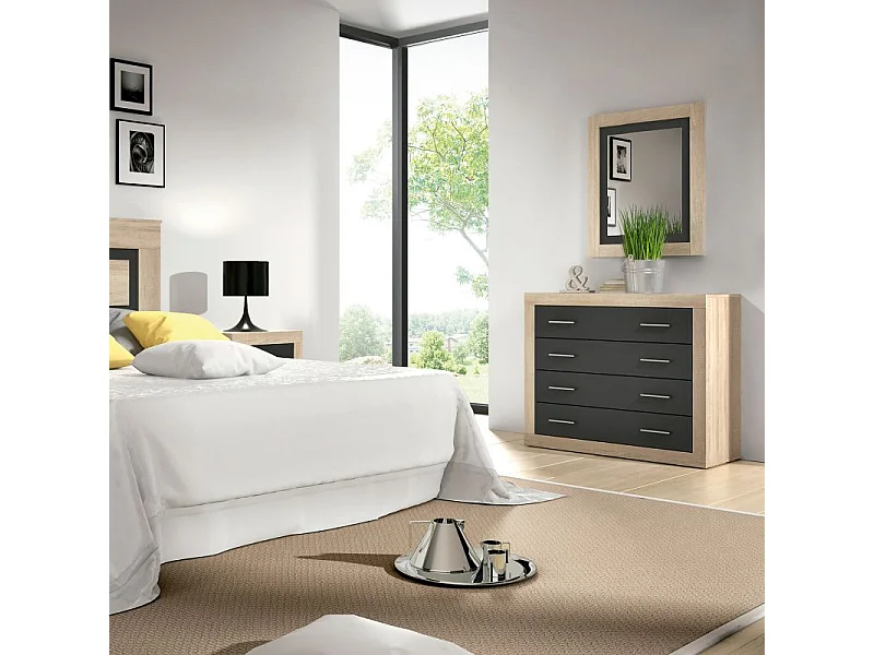 Cómoda Kira Cambria - Grafito