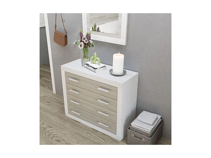 Cómoda Kira Andersen Pino - Gris