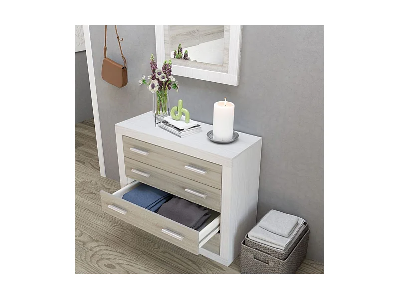 Cómoda Kira Andersen Pino - Gris