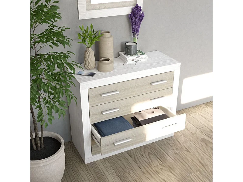 Cómoda Kira Andersen Pino - Gris