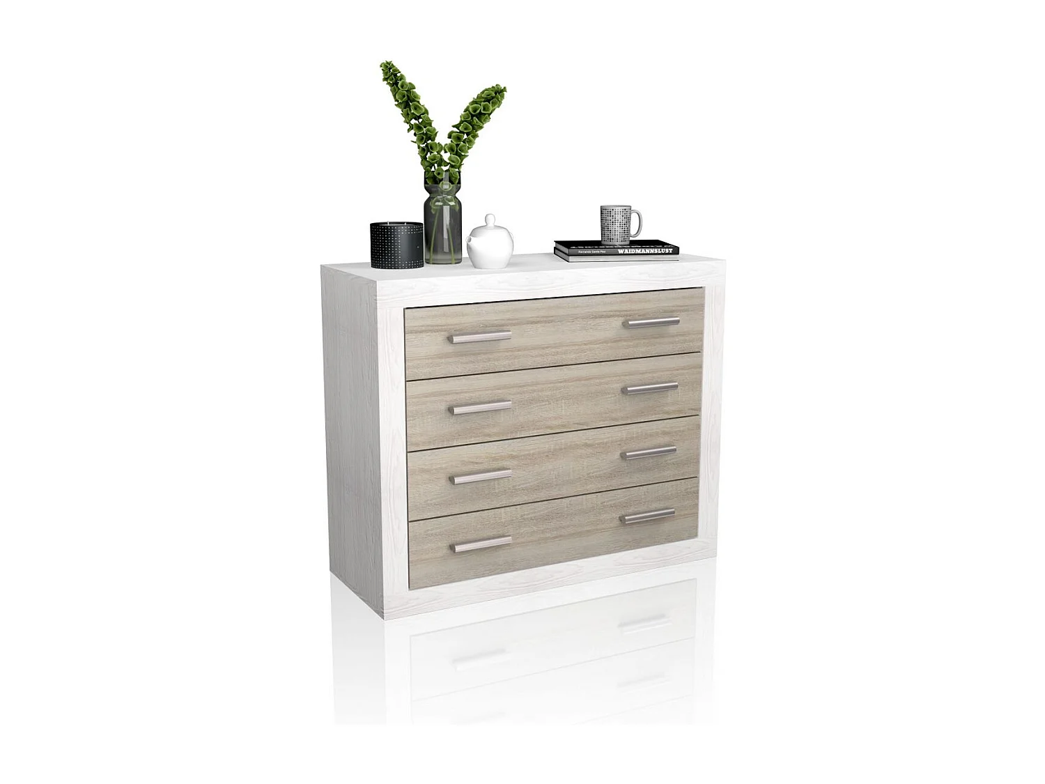 Cómoda Kira Andersen Pino - Gris