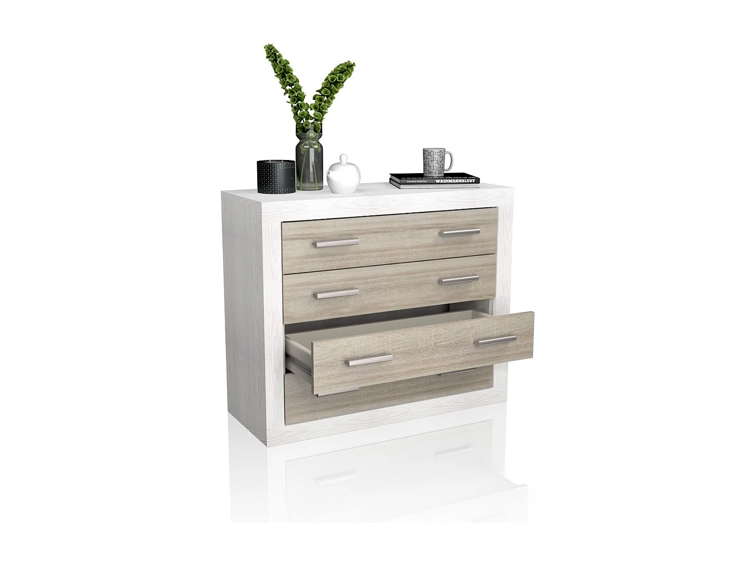 Cómoda Kira Andersen Pino - Gris