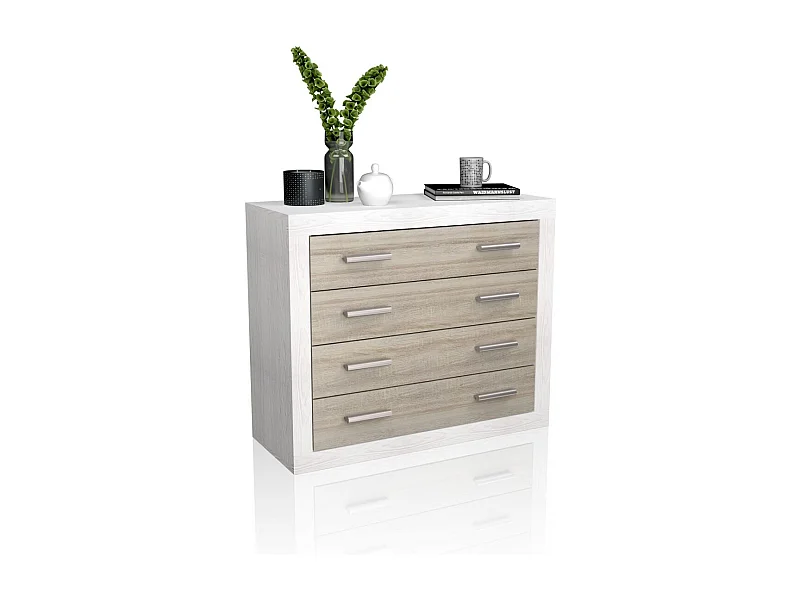 Cómoda Kira Andersen Pino - Gris