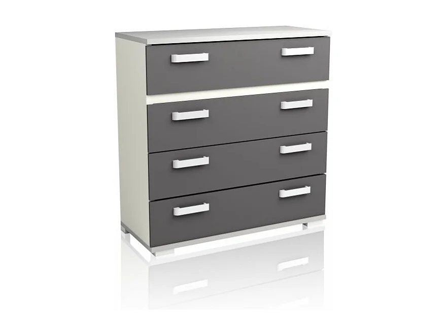 Cómoda Ataneq Blanco - Grafito