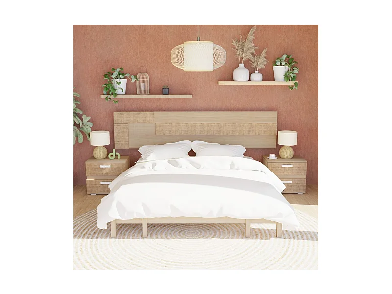 Cabecero Ataneq Tex Leds Tofe - Textil