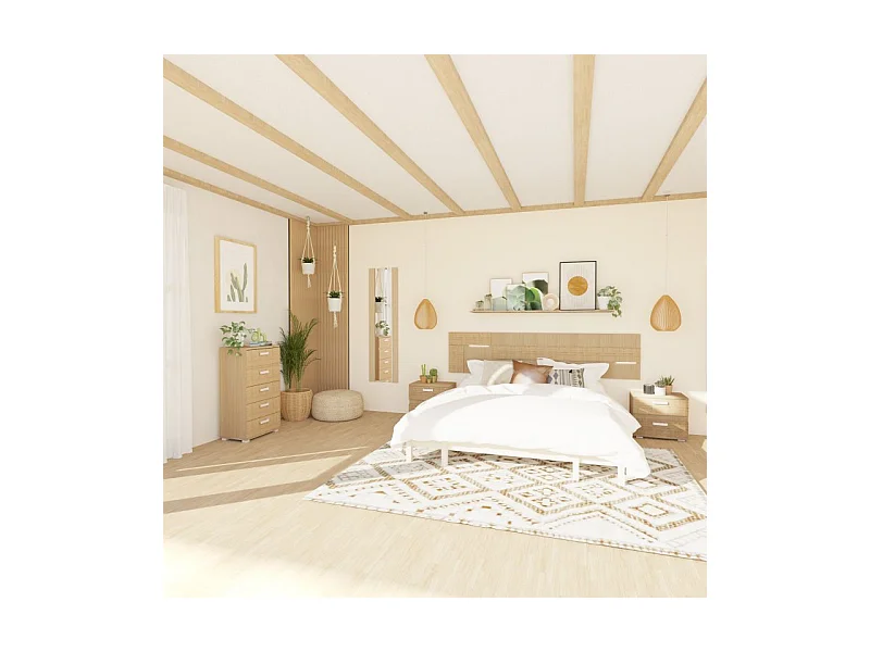 Cabecero Ataneq Tex Leds Tofe - Textil